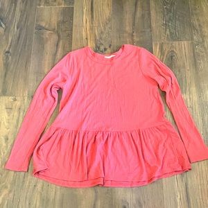 Rust Long Sleeve Top